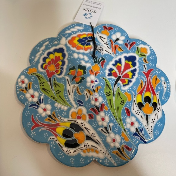 AYDIN LARGE TURKISH CERAMIC COASTER - Picture 1 of 5